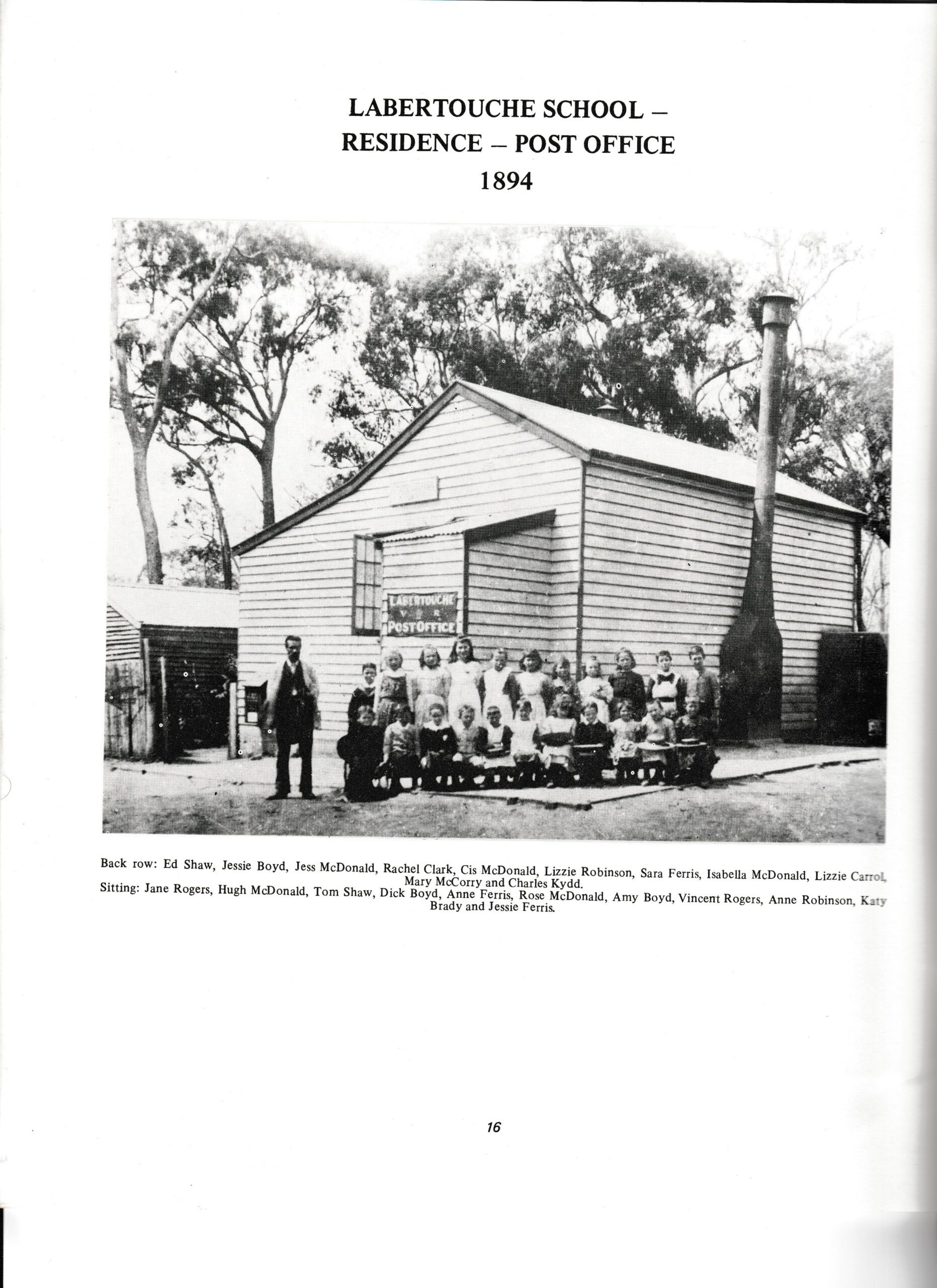 Labertouche School 1894