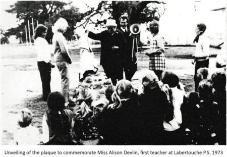 Labertouche School Plaque Comm First Teacher 2