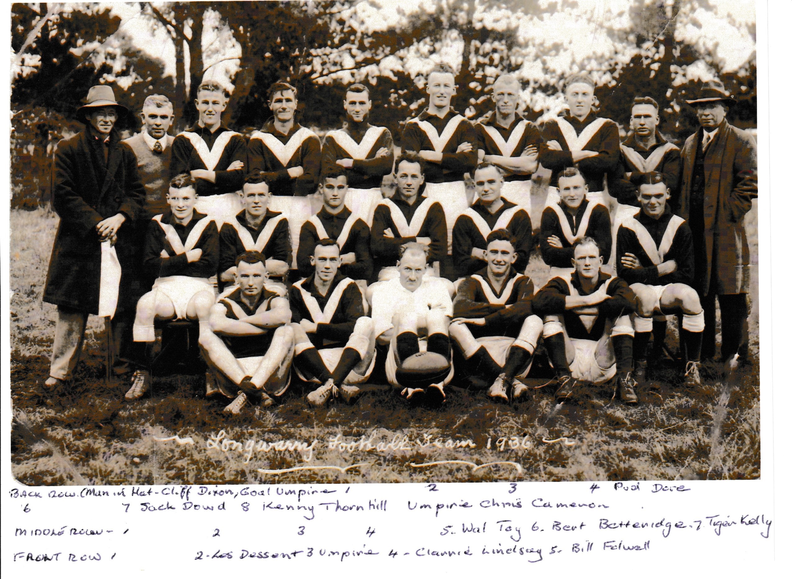 Longwarry Football Team 1936