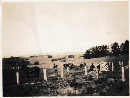 Reg Davis Ploughing Aug 1944