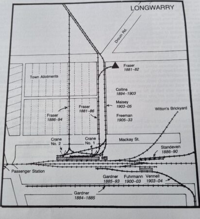 Early Map Showing First Tramways