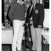 Longwarry Bowls Club President Trophy Presentation 10 May1986 Pic Courtesy Paul Wetering Collection