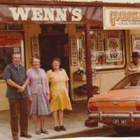 Wenns Store. Mr And Mrs Wenn With June Bowers In Yellow.