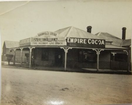 Hoopell's Store Cnr. Kennedy St & Flinders Rd. C1930