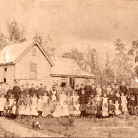 Longwarry School 1880's Courtesy Of Debbie Trennery